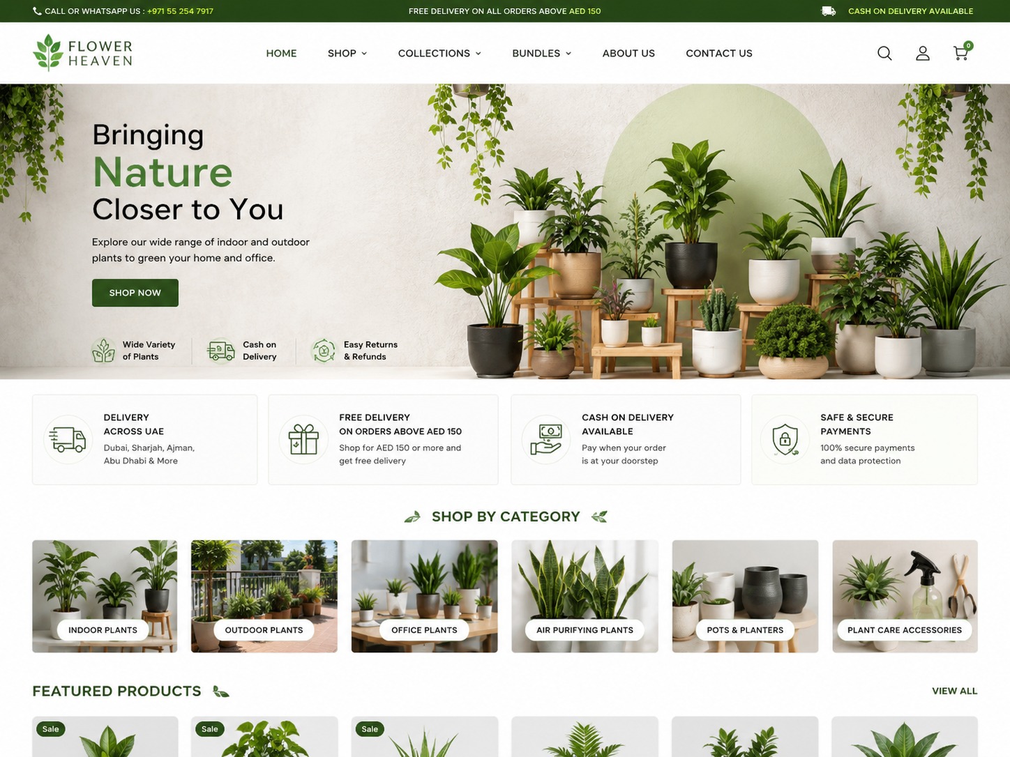 Flower Heaven - Shopify Plant Store